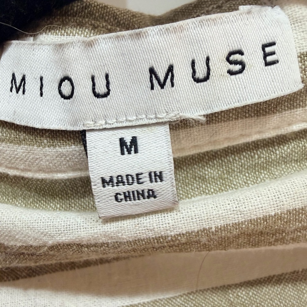 Striped Drawstring Tunic - Picture 2 of 4